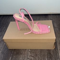 Steve Madden Zelle Pink Heels 7.5