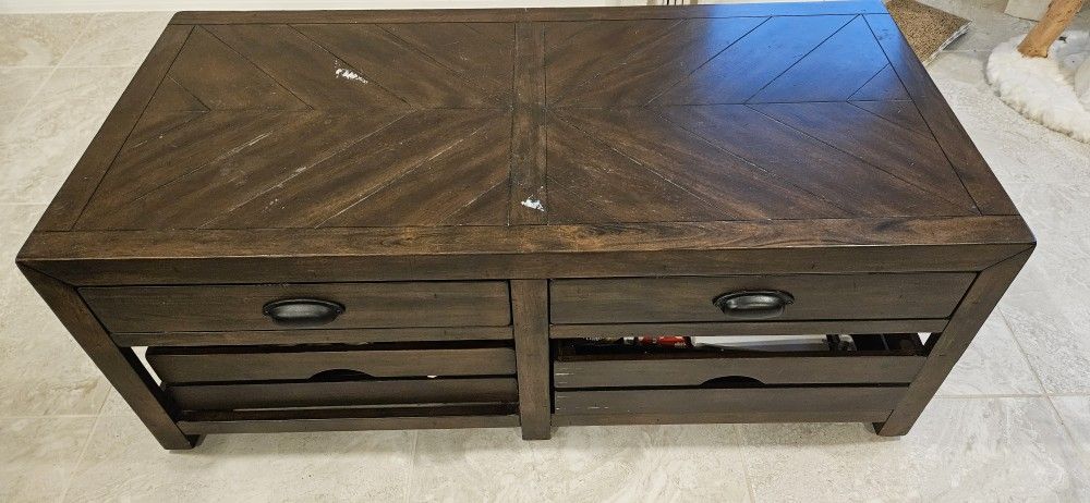 Solid Wood Coffee Table For Sale/OBO