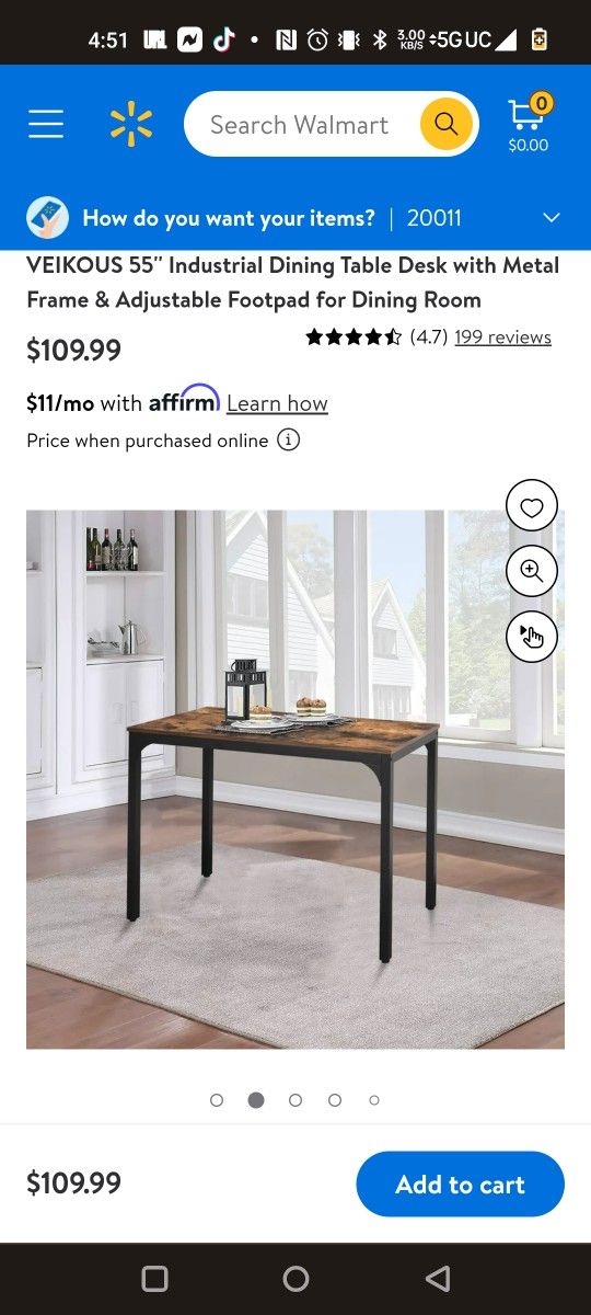 Wooden Metal Table NoN Chairs New