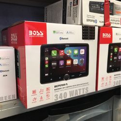 Boss Elite 7 Inch Floating Apple CarPlay Stereo 