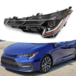 Full LED Headlight For 2020 2021 2022 Toyota Corolla SE XSE XLE Left Driver Side