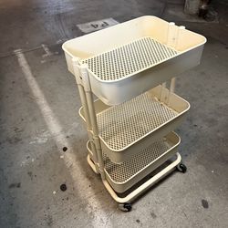 3 tier metal cart