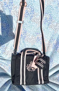 New Pink Black Juicy Couture Purse + Mini Bag NWT Handbag Crossbody Bag