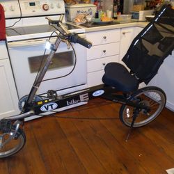 Bike E. Recumberant Unisex Bicycle With Adjustable Sliding Seat