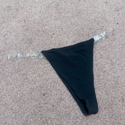 New Large Black Panty Underwear Lingerie 