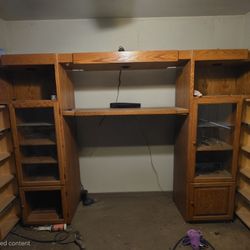 Oak Entertainment Center