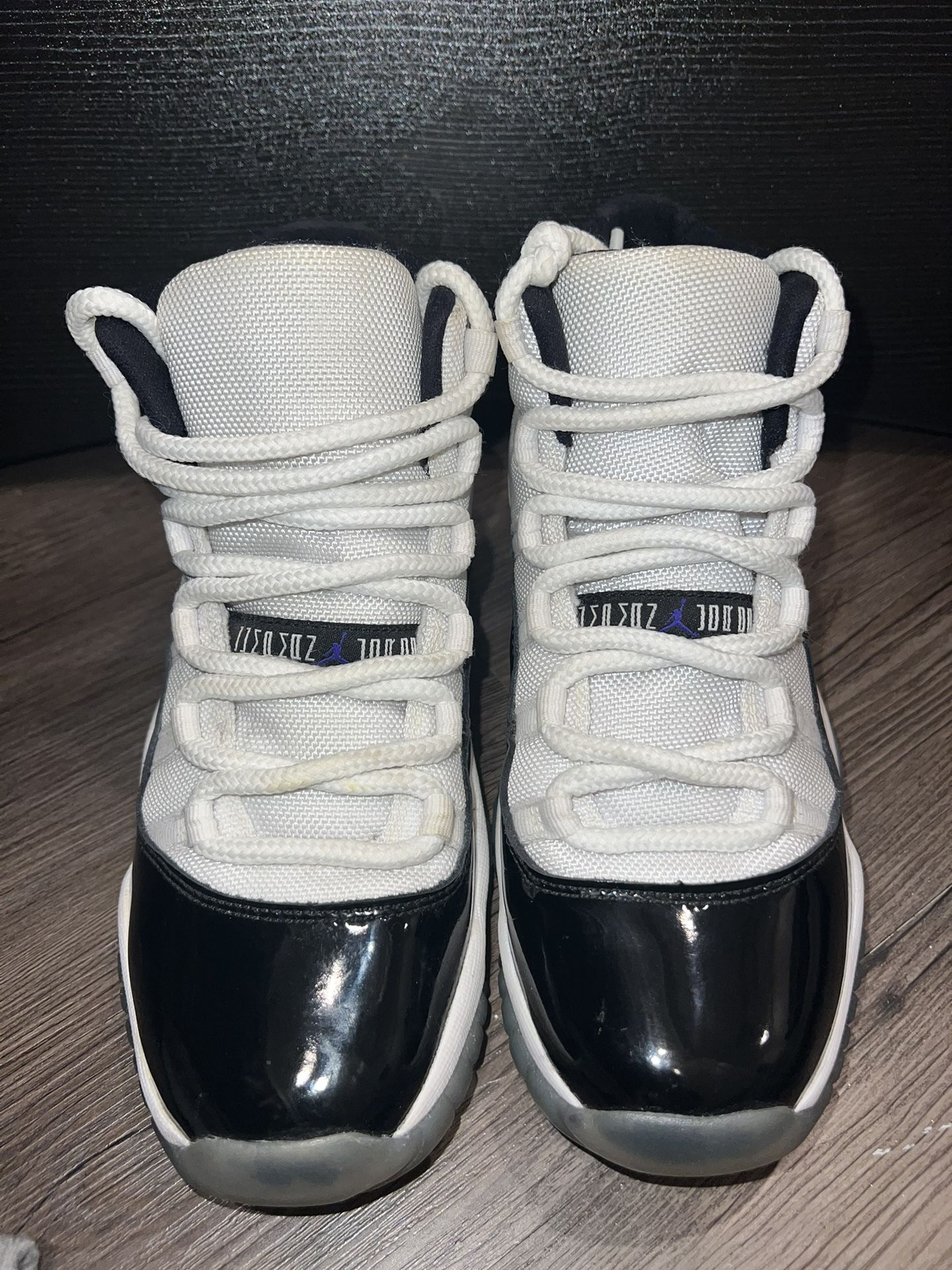 Black & White Jordan 11s