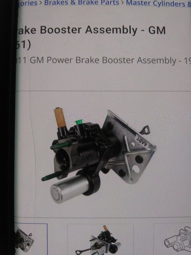 General Motors power Brake Booster Assembly