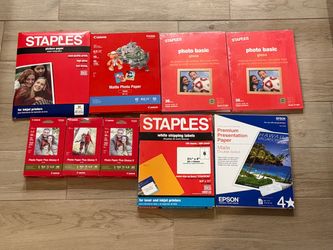 Mixed Lot of Printer Paper and Labels