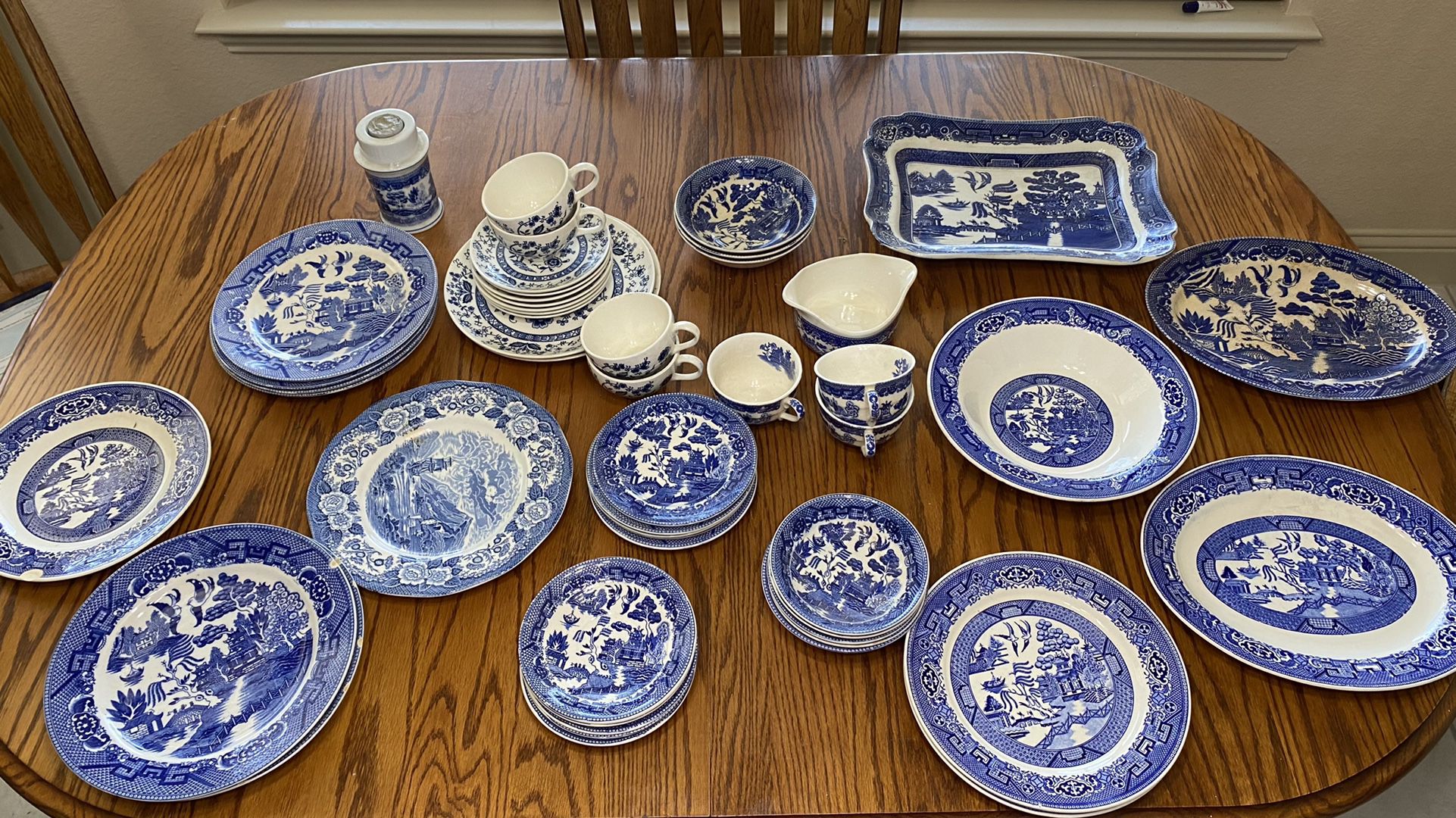 50 Pieces Of Assorted China Dinnerware