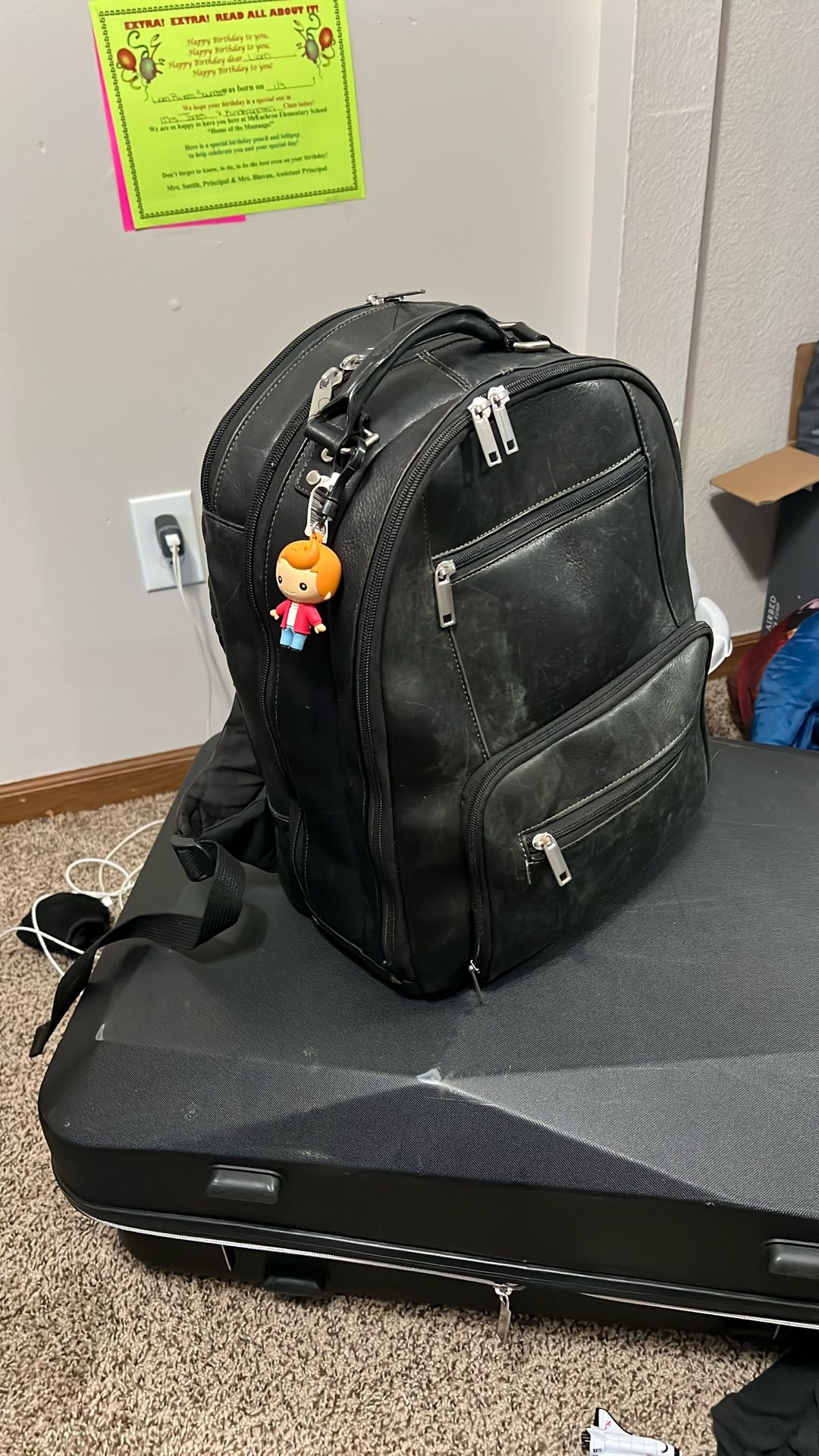 Full Leather Genuine Backpack 