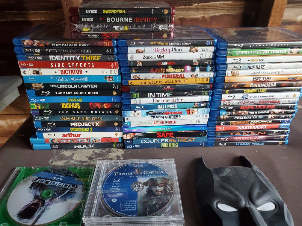 Blu rays and hd dvds