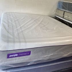 King Size Mattress Purple Premier 4 Wrapped in Plastic 13” Inches Thick Direct From Factory Same Day Delivery  