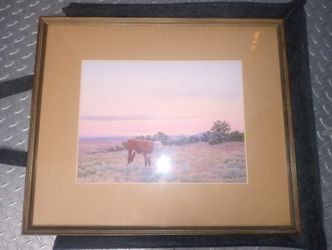 Tom Phillips Original Painting Entitled "Bawling Calf" Signed And Dated 🌹 One Of A Kind