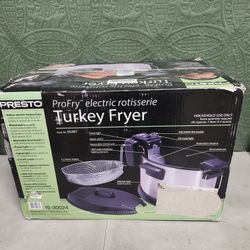 Electric Rotisserie Turkey Fryer 
