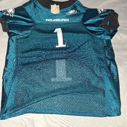 NFLPA - Jaylen Hurts NFL PET T-shirt - Medium - Philadelphia Eagles Mesh Dog Shirt $25