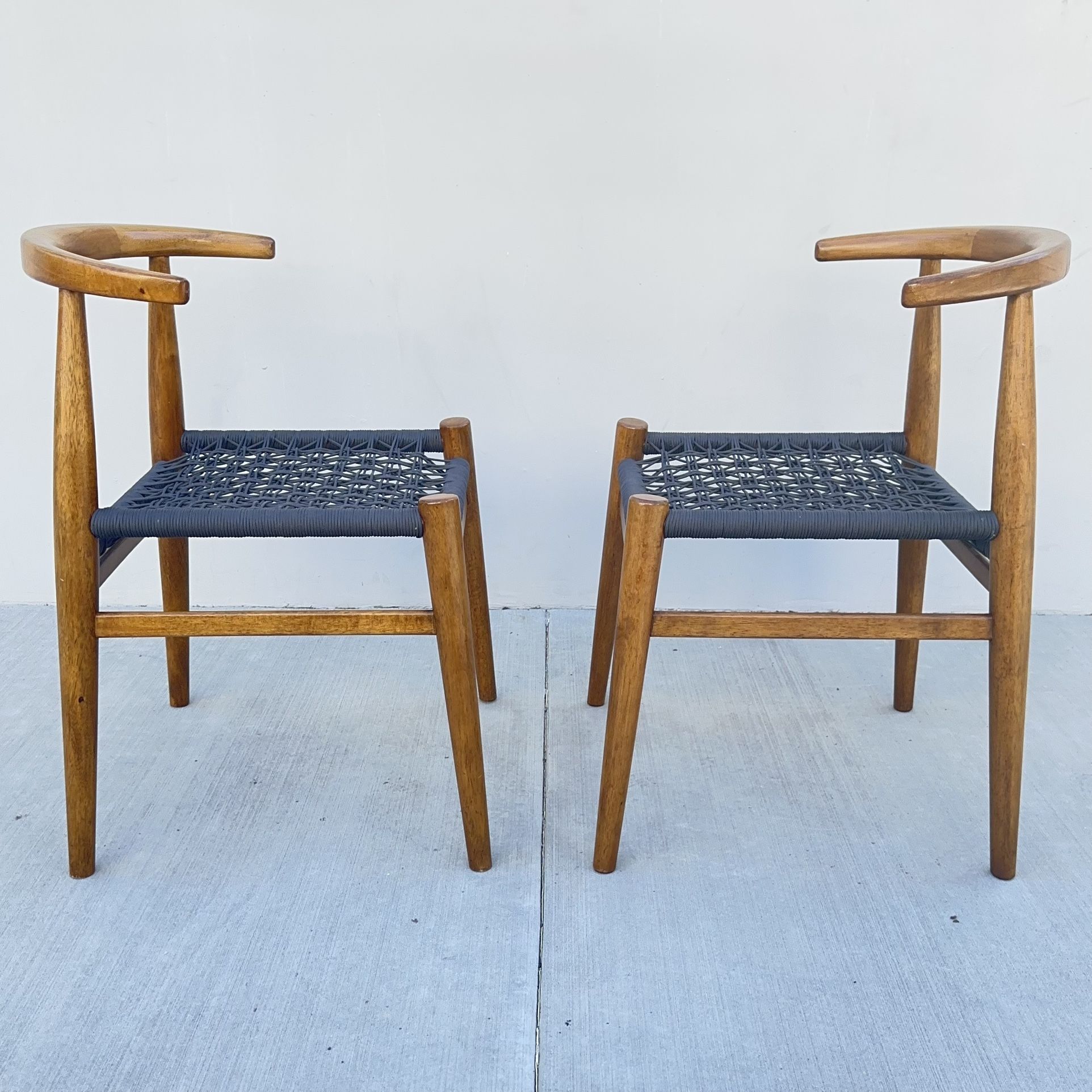 West Elm Nguni Woven Dining Chairs by John Vogel