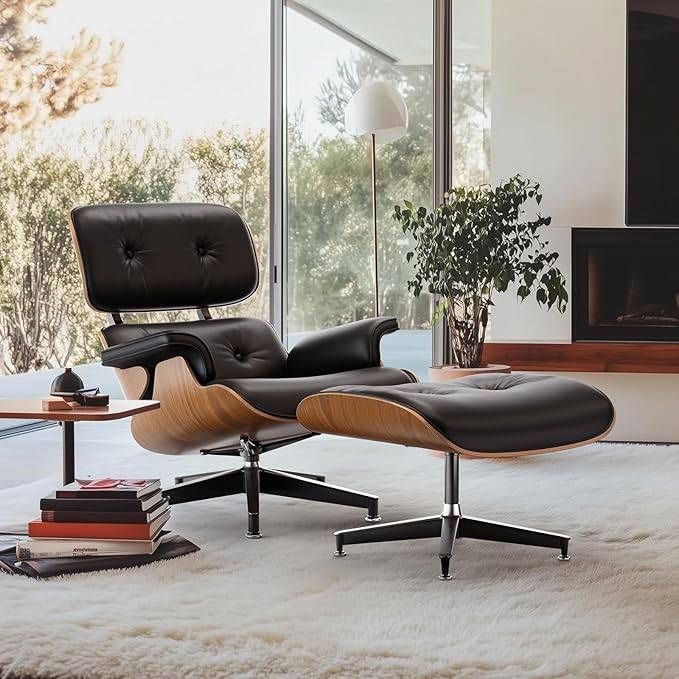 Eames Lounge Chair and Ottoman (modern replica) Brand New!