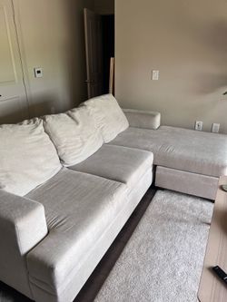 Bonaterra Sand Sofa with Reversible Chaise