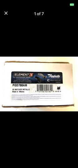 New Raybestos Professional Grade Element 3 Disk Brakes PGD786AM OE Matched Metallic