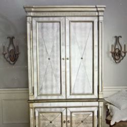 Gold Leaf Armoire Neiman Marcus