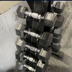 Dumbbell Set With Rack