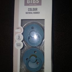 Bibs Colour Natural Rubber Pacifier Blue