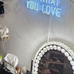 Illuminating Light Up Crystal Mirror