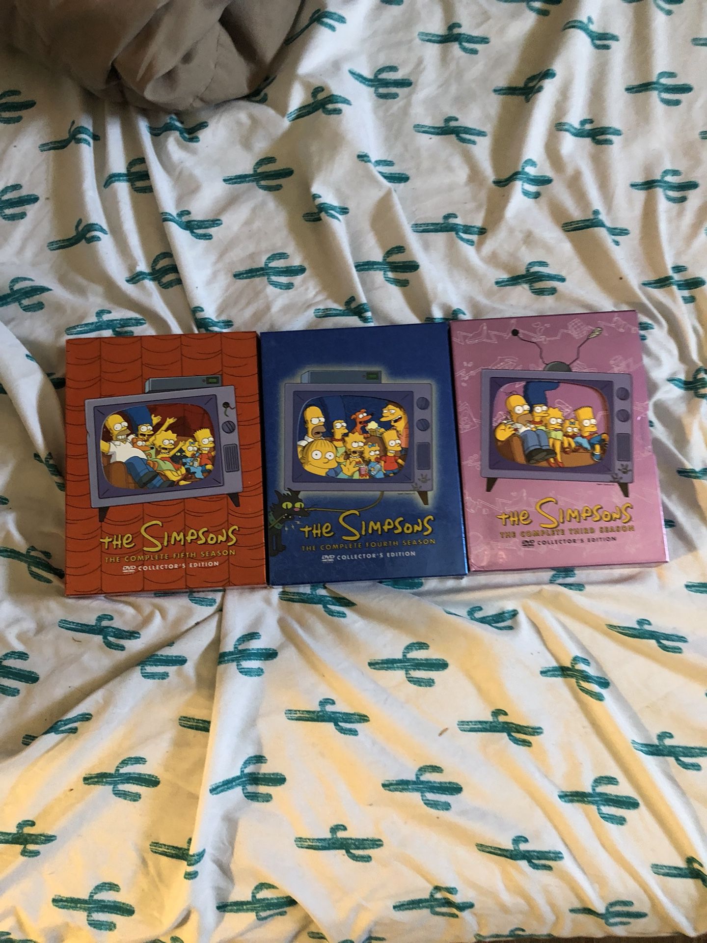Simpson’s box sets. All 3