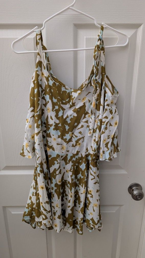 Free People FP One Lucina Boho Mini Dress Tunic Size S