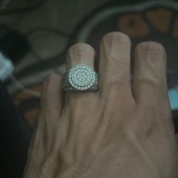 925 Moissonite Ring Men’s Small