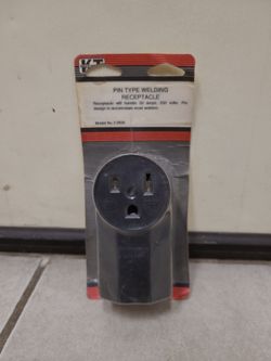 50 Amp pin type welding receptacle