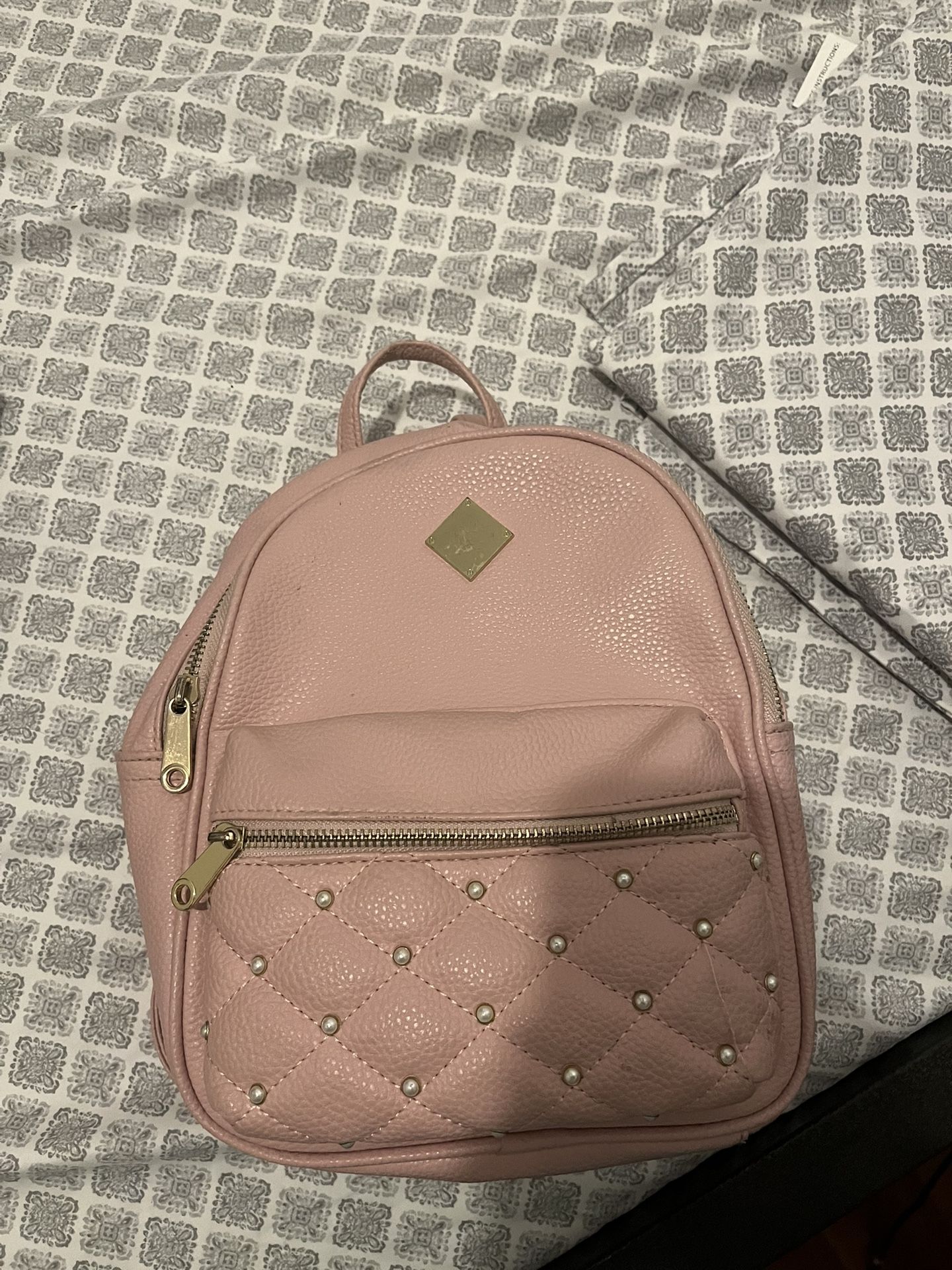 Pink Mini Backpack