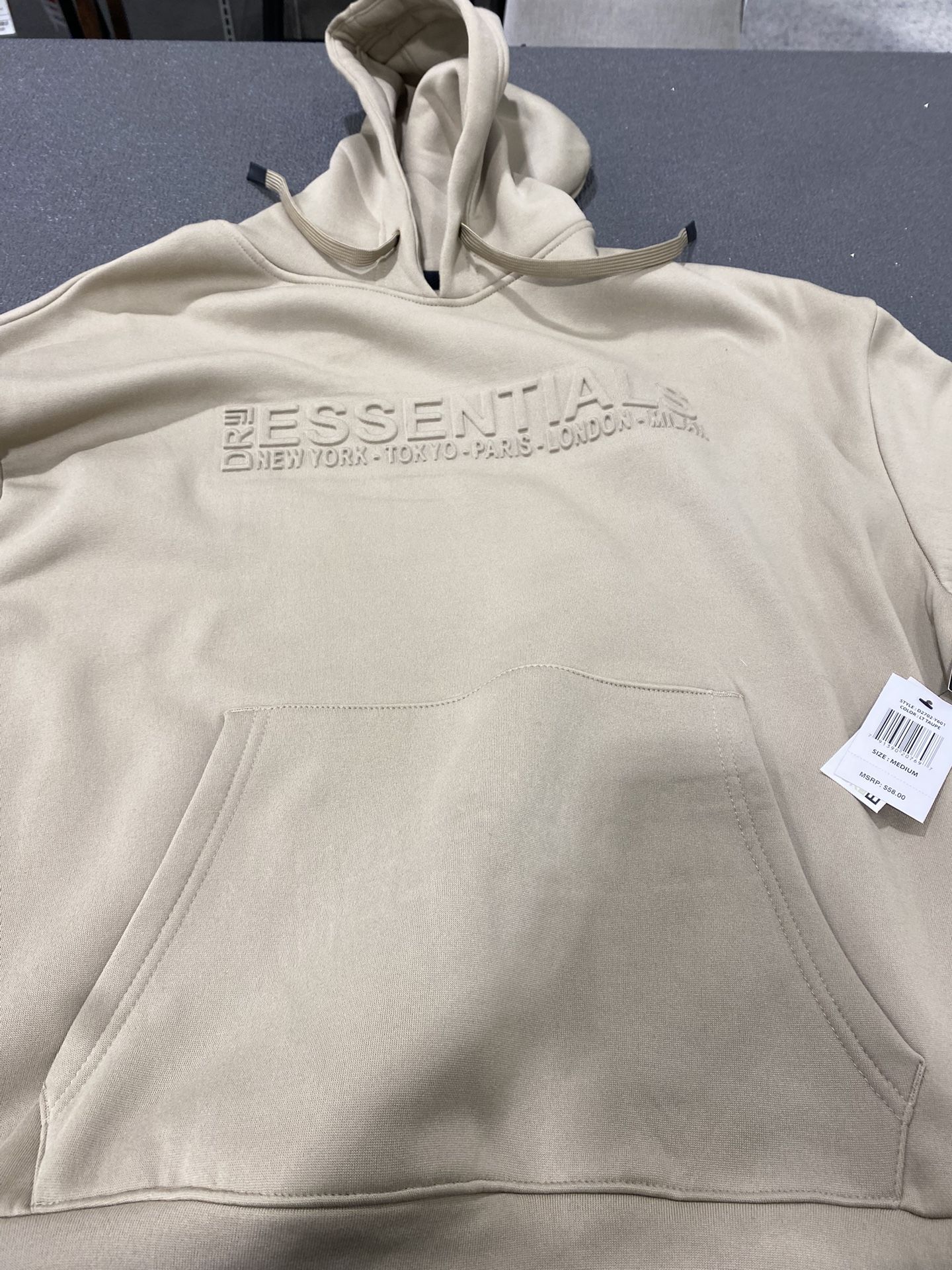 Essentials tan sweatshirt L