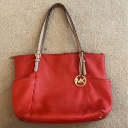 Authentic Orange Michael Kors Purse
