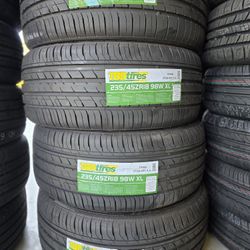 235-45-18 TBB SET OF 4 TIRES FOR SALE AT SPECIAL.WE FINANCE NO CREDIT NEEDED💥