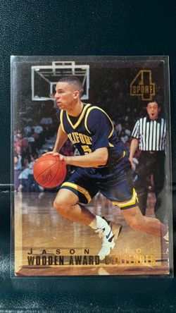 1994 Classic 4 Sport Jason Kidd #190 rookie basketball card, featuring the athlete during his time with the California Golden Bears.