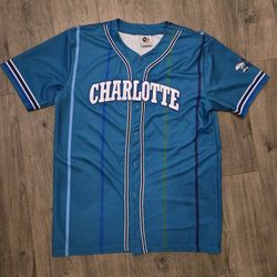 Charlotte Hornets Baseball Jersey L