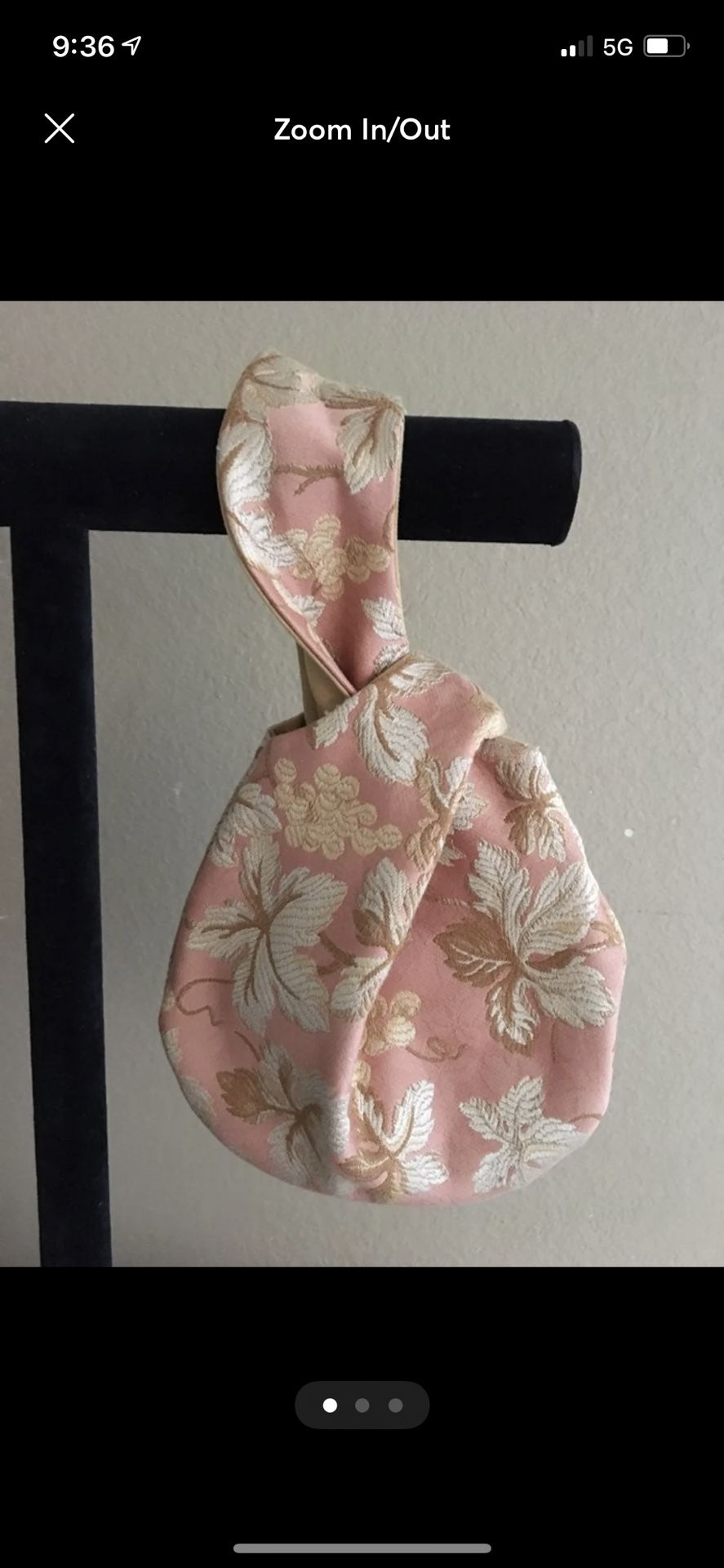 Grape Leaves Wristlet