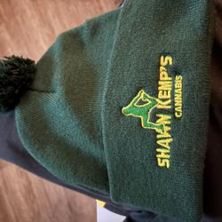 Shawn Kemps Green Pom Beanie