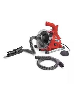 RIDGID 55808 PowerClear 120-Volt Drain Cleaning Machine Kit for Tubs, Showers