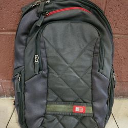 Case Logic Padded Computer Laptop Backpack Grey 18"