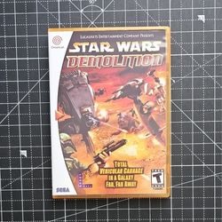 Dreamcast Star Wars Demolition Custom Case - NO Game or Manual