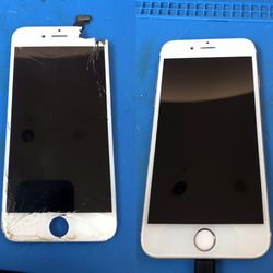 iPhone 6 cracked screen