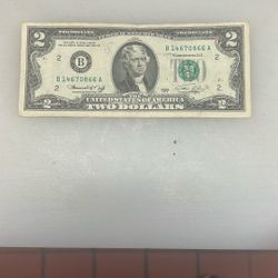 2 Dollar Bill