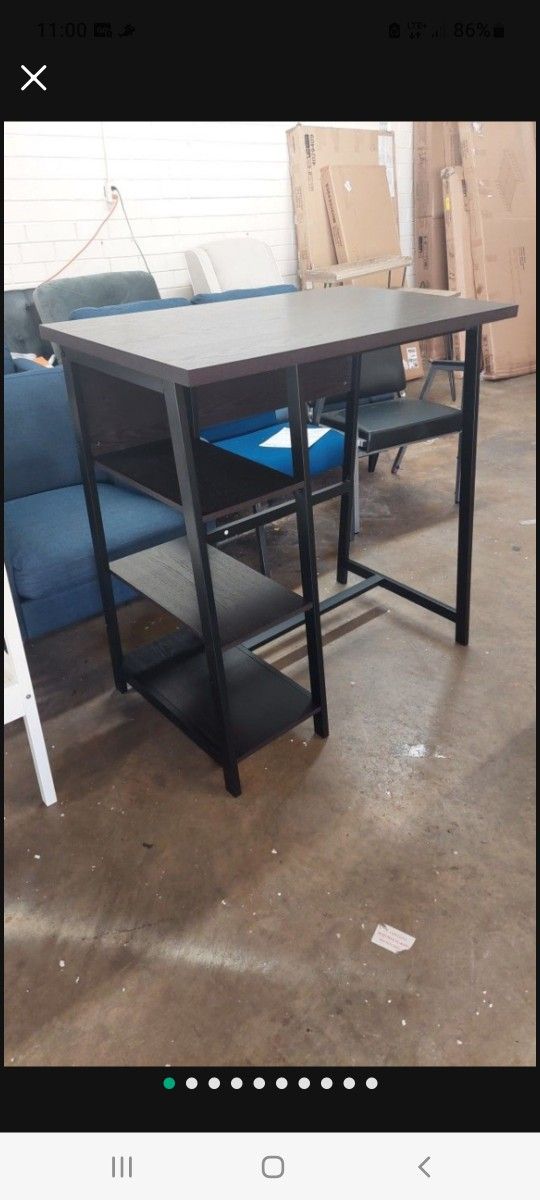 New Standing Desk Espresso Color $70 Firm Price See Pictures For Dimensions