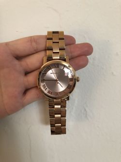 Watch, Michael Kors MK, rose gold color, worn a few times