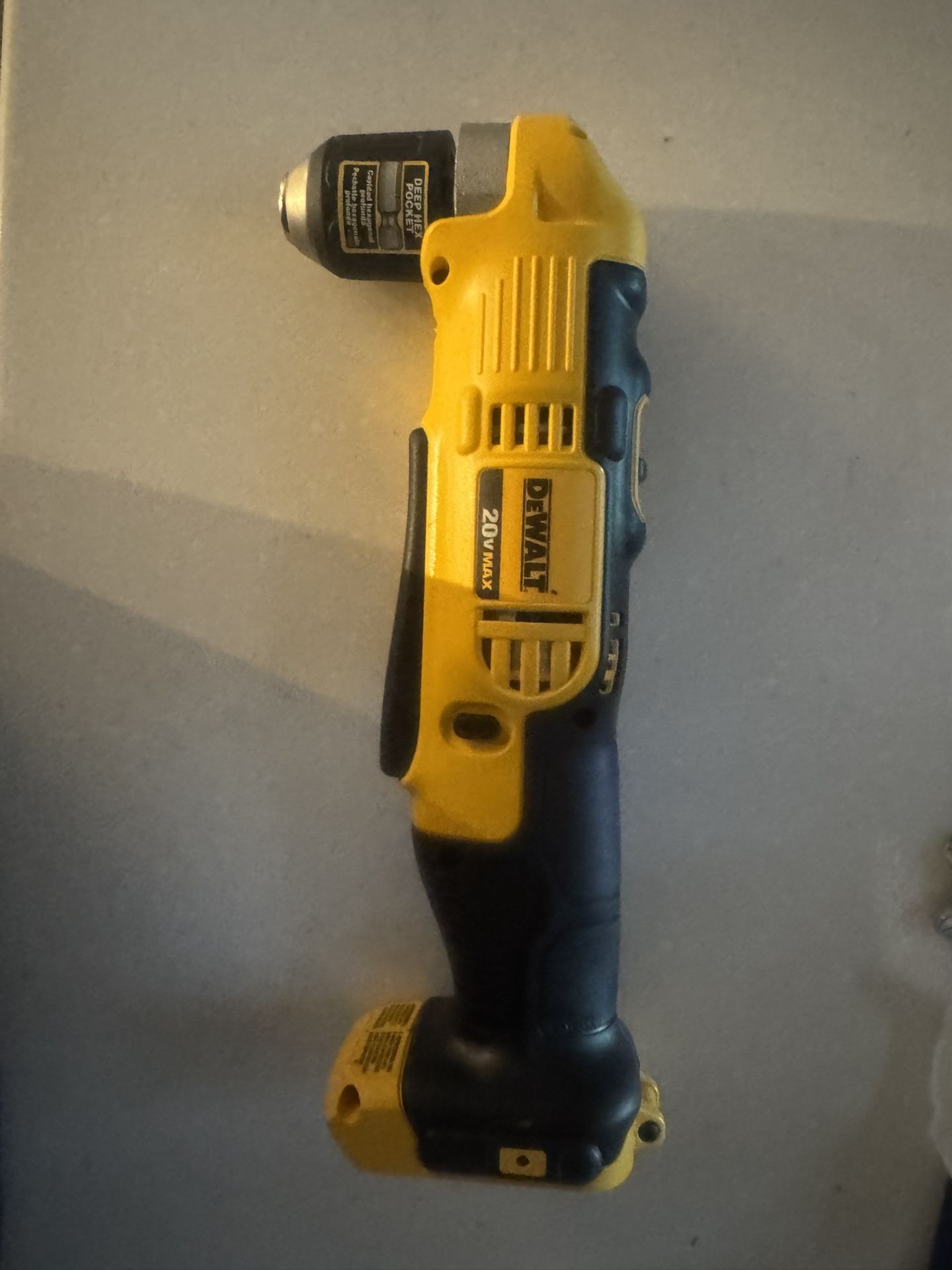 New Dewalt 20V Max Keyless Right Angle Cordless Drill(tool Only)