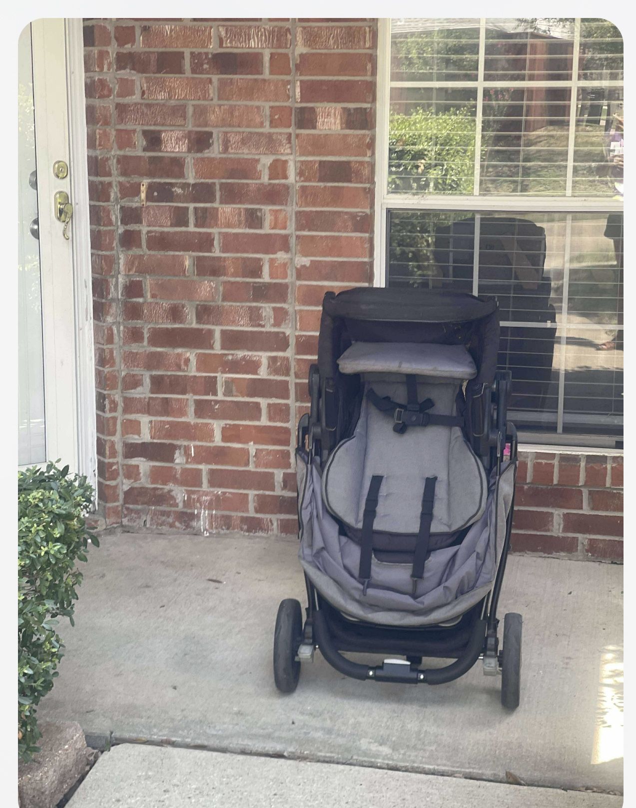 Gray Baby Stroller