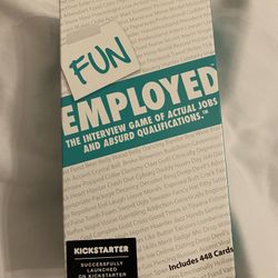 Fun Employed Kickstarter Game Adult Party Game
